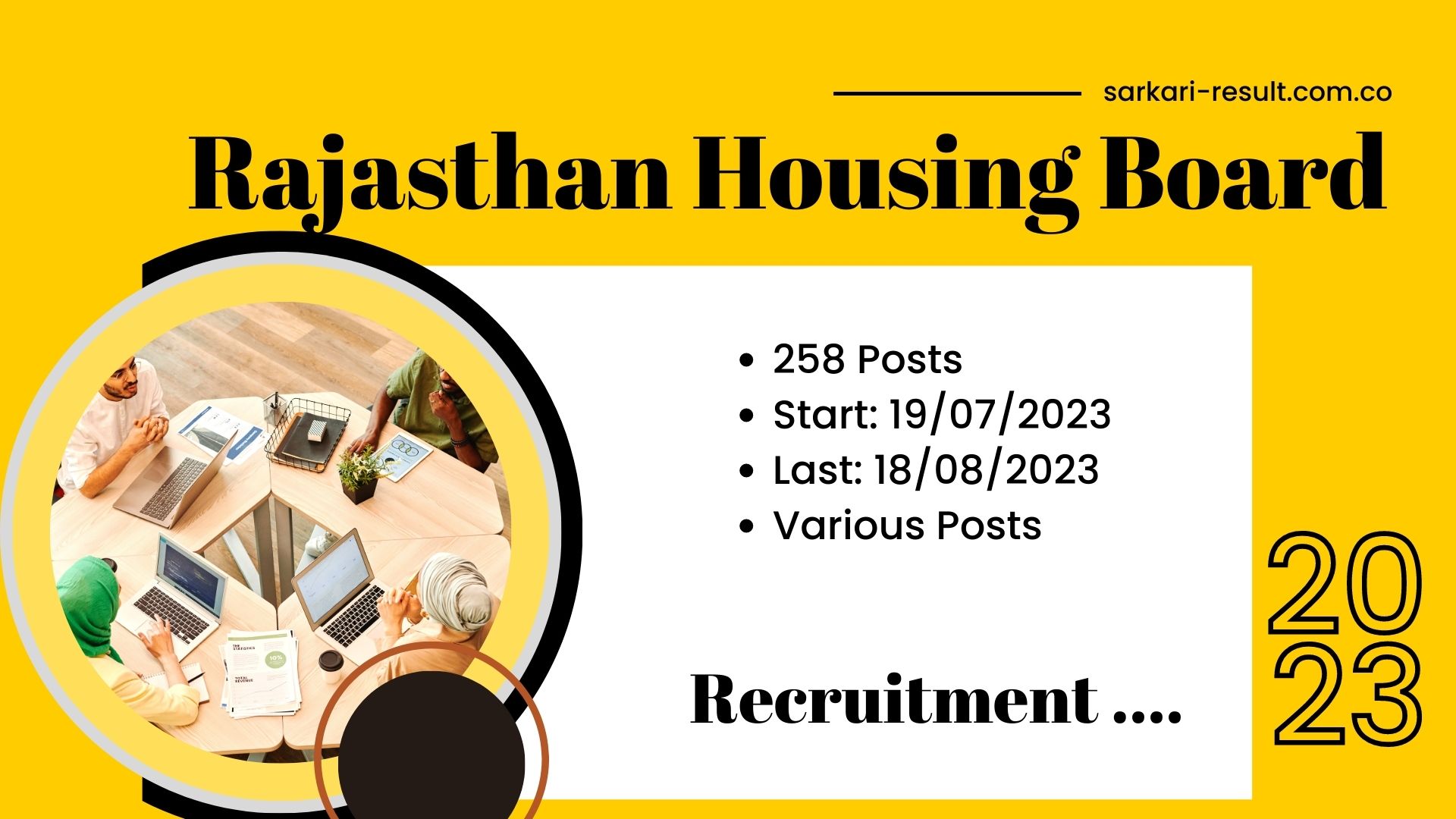 Rajasthan Housing Board Recruitment 2023 Admit Card Available