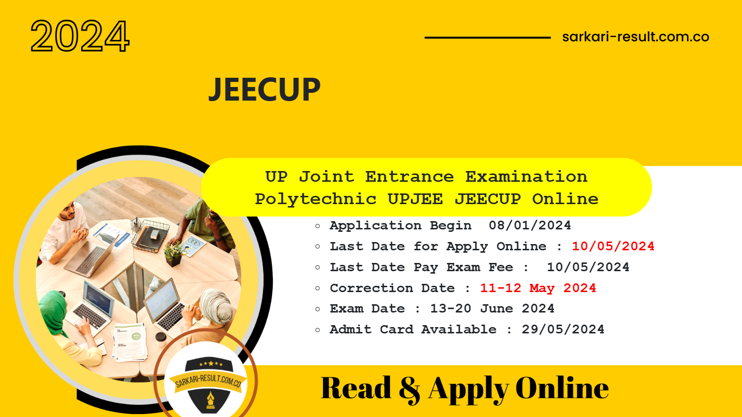 UP Polytechnic JEECUP Admit Card 2024 for JEECUP Admissions